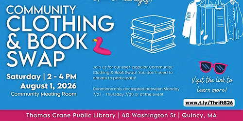 Community Summer Clothing & Book Swap