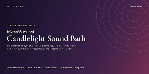Candlelight Sound Bath