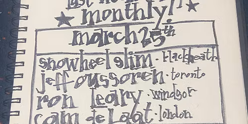 Songwriter Night in March