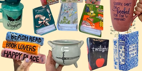 Book Lovers Ceramic Event - All ages welcome