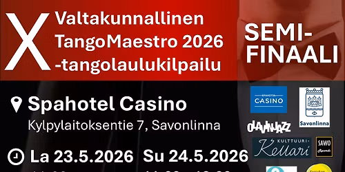 X TangoMaestro 2026 -tangolaulukilpailun SEMIFINAALI