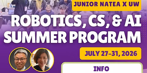 Junior NATEA x UW Robotics, CS, & AI Summer Program