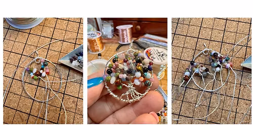 SOLD OUT * THANK YOU!* Gemstone Tree of Life Pendant Class * $20 * All Materials Provided