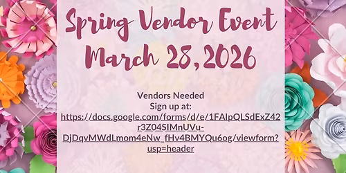 Spring Vendor Event