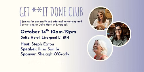 GET **IT DONE CLUB Liverpool October