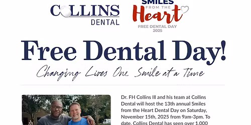 Collins Dental-Smiles from the Heart-Free Dental Day