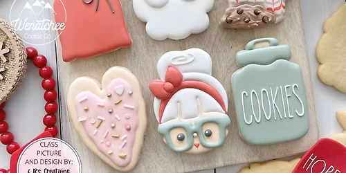 Cookie Decorating Class with Wenatchee Cookie Co. @ Class with a Glass