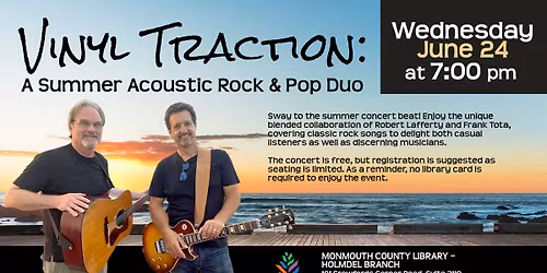 Vinyl Traction at Monmouth County Library - Holmdel Branch (Bellworks)