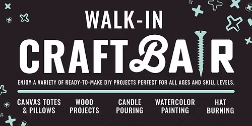 Walk-In Craft Bar | READY-TO-MAKE DIY Projects at AR Workshop