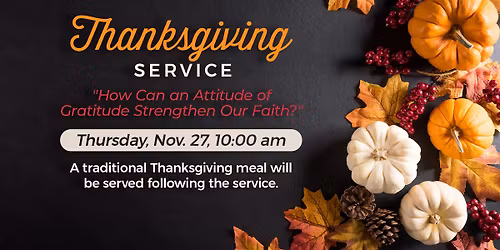 Thanksgiving Service