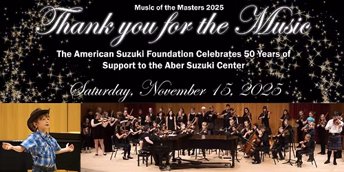 Music of the Masters - ASF 50th Gala Celebration