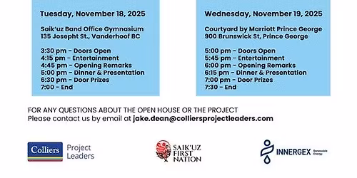 Innergex Wind Farm Engagement Session (Lheidli T'enneh)