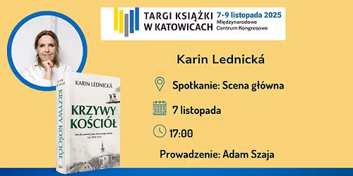 Spotkanie z Karin Lednick\u0105 na Targach Ksi\u0105\u017cki w Katowicach