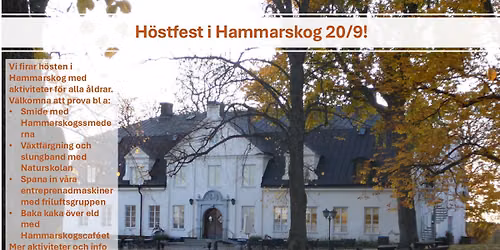 H\u00f6stfest i Hammarskog 20\/9