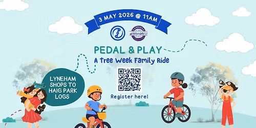 Pedal & Play: A Tree Week Family Ride | Sun 3 May