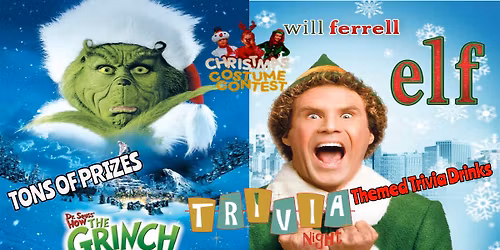 THE GRINCH & ELF movie Trivia at Pinz