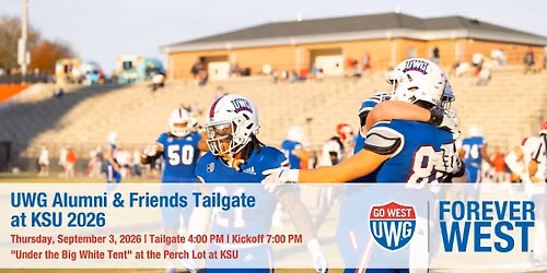 UWG Alumni & Friends Tailgate at KSU 2026
