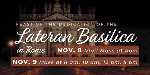 Feast of the Dedication of the Lateran Basilica