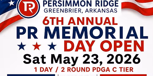 Persimmon Ridge Memorial Day Open Disc Golf Tournament