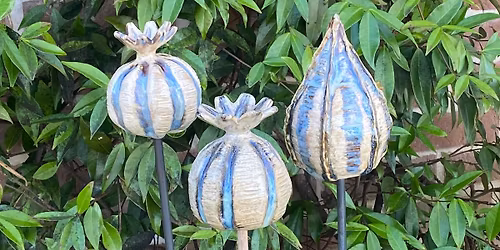 Ceramic seed head workshop. Little Robin Pottery