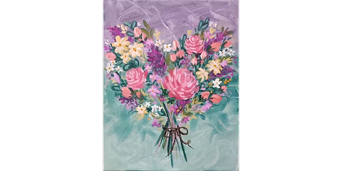 Heartfelt Bouquet - Paint and Sip in Tyler | Classpop!\u2122