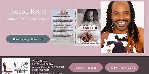Book Signing and Author Talk with Rollon Rebel