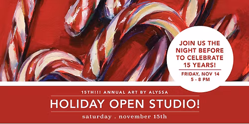 15th Annual Holiday Open Studio