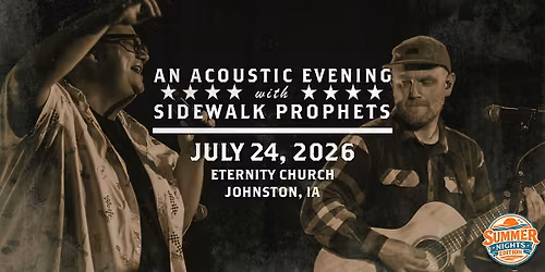 Acoustic Summer Nights -26  With Sidewalk Prophets-Johnston, IA
