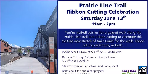 Prairie Line Trail Ribbon Cutting