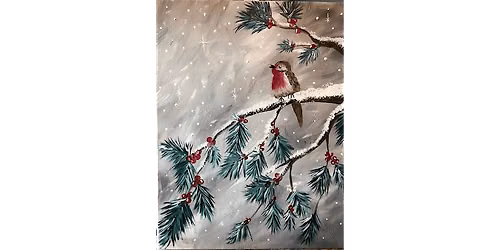 Winter Chickadee - Paint and Sip in Norfolk | Classpop!\u2122