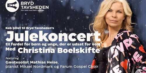 Julekoncert med Christina Boelskifte til fordel for voldsudsatte b\u00f8rn og unge