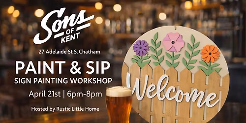Paint & Sip @ Sons of Kent