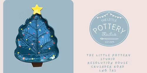 Christmas Plate - Handbuilding Class