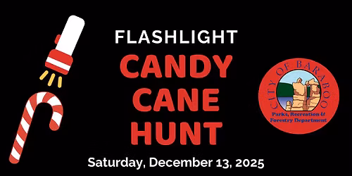 Flashlight Candy Cane Hunt