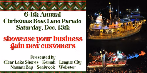 64th Annual Christmas Boat Lane Parade on Clear Lake