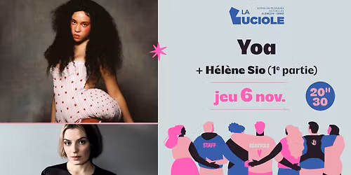 Yoa + H\u00e9l\u00e8ne Sio (1e p.) - La Luciole \u00b7 Alen\u00e7on