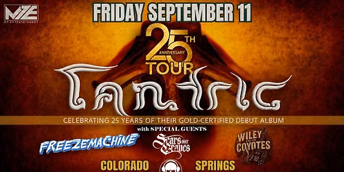 TANTRIC 25th Anniversary Tour