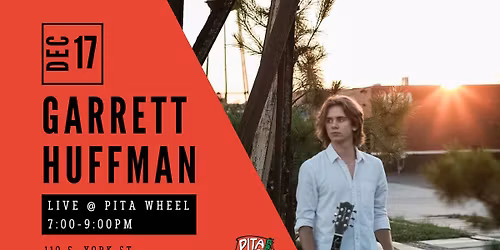 LIVE MUSIC @ PITA WHEEL GASTONIA- Garrett Huffman 