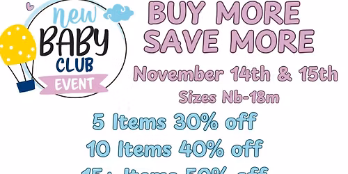New Baby Club Event!!
