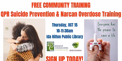 QPR Suicide Prevention & Narcan Training