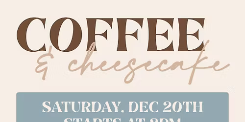 Coffee and Cheesecake Pairing