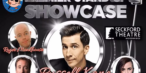 WCB Comedy Premier Stand up Special in Woodbridge with Headliner Russell Kane.