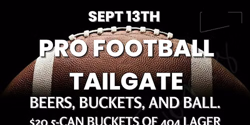 Pro Football Tailgate Party