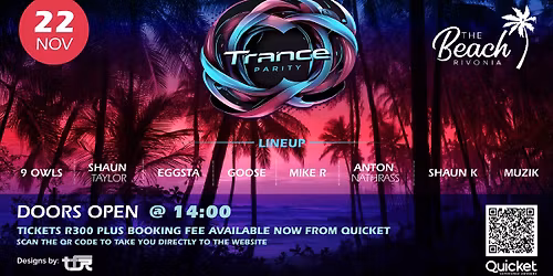 Trance Parity - 22 Nov - Back to the Beach