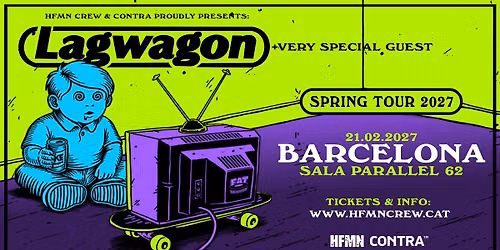 Lagwagon (21\/02\/2027) Barcelona @ Sala Paral\u00b7lel 62