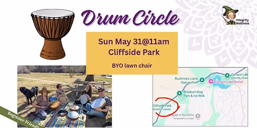 5\/31 Drum Circle at Cliffside Park, Rapid City