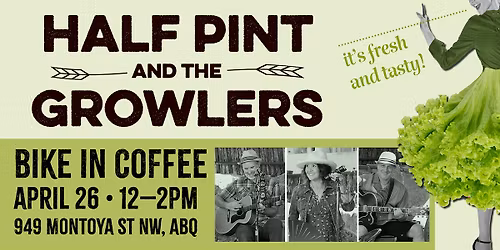 Half Pint and The Growlers at Bike In Coffee in Old Town ABQ