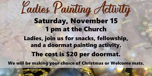 Ladies Painting Activity