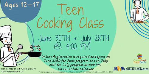 Teen Cooking Class