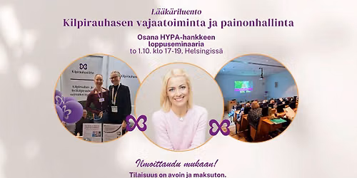 Maksuton l\u00e4\u00e4k\u00e4riluento kilpirauhasen vajaatoiminnasta ja painonhallinnasta